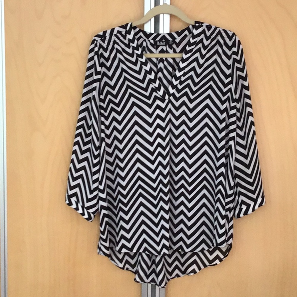 A.N.A. XL black white chevron - Picture 1 of 2